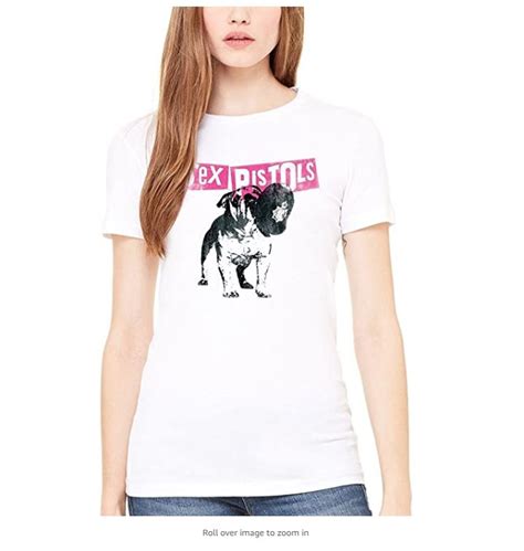 Official Sex Pistols Bull Dog Womens T Shirt Punk Rock London 1970s