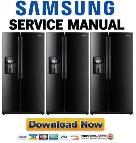 Samsung RS267TDBP Service Manual & Repair Guide - Download Manuals