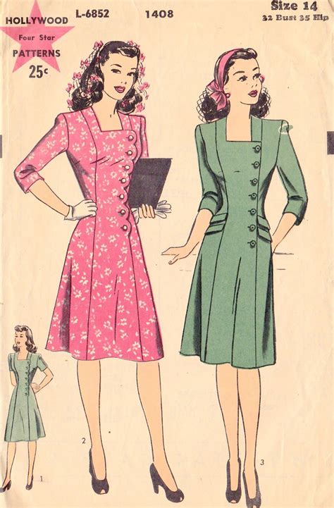 Vintage Dress Patterns Free Gestuos