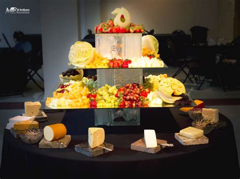 3 Tiered Fruit And Cheese Display W Crackers Call 803381 4256