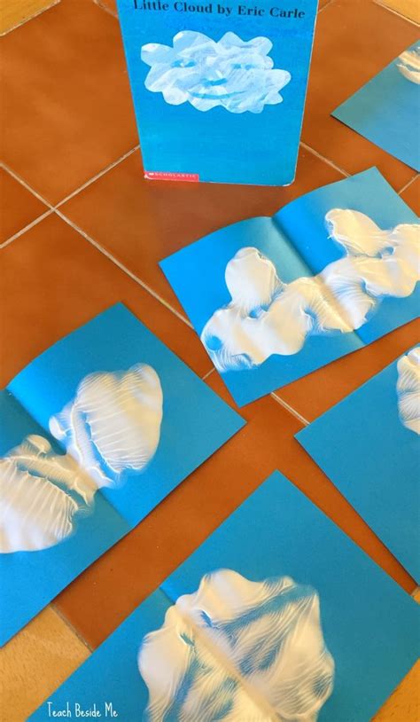 ink blot cloud shapes craft   cloud book weather activities
