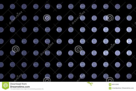 Blue Balls On A Black Background Abstract Image Stock Illustration