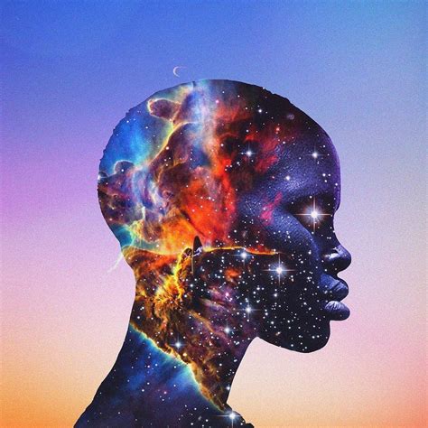 Cosmic Manifestations Surreal Landscapes And Celestial Bodies Afrofuturist Artist Manzel