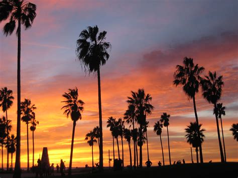 Venice Beach Sunset Multicolored Sky Multicolored Sky Vivianne