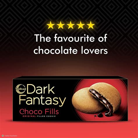 MS Sunfeast Dark Fantasy Choco Fills Original Filled Cookies With