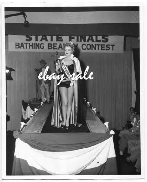 Vintage Marilyn Monroe Rare Original Candid Photo Sexy Beauty Contest