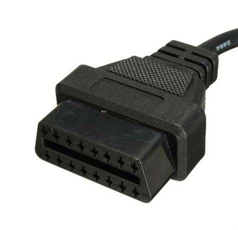 Bat Tech Mazda Ford Obd1 17 Pin Adapter Connector Cable To Obd2 16 Pin