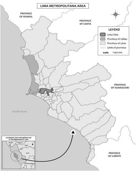 Metropolitan Area Of Lima Download Scientific Diagram