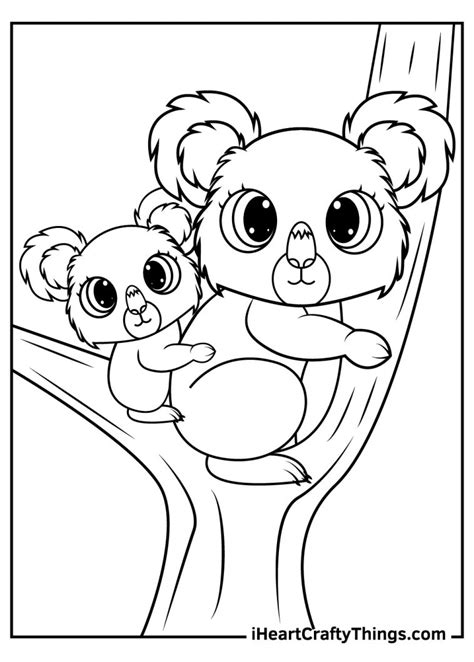 15 Koalas Coloring Pages (100% Free To Download & Print)
