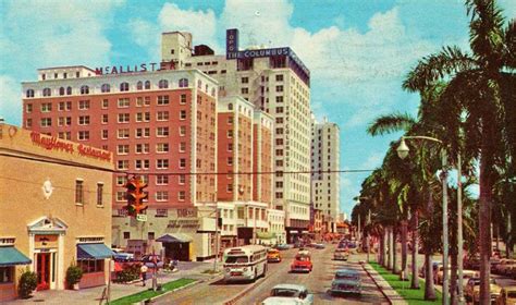 Biscayne Boulevard Miami Florida In 1964 Miami Images Old Florida