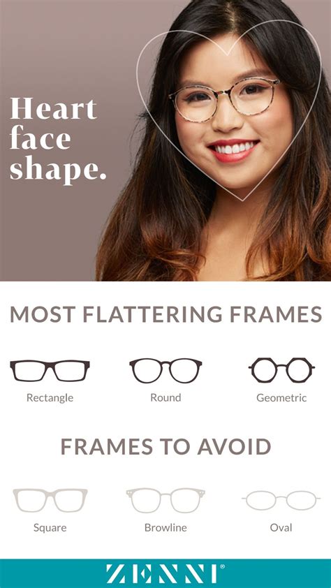 Find The Most Flattering Frames For All Face Shapes Which Shape Are You Heart Face Shape