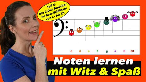 Spielend Noten Lernen F R Kinder Leicht Erkl Rt Bass Noten C C Spa Mit Den