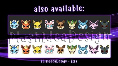 Cute Pokemon Theme Panels 9 Twitch Panel Package Graphics Etsy