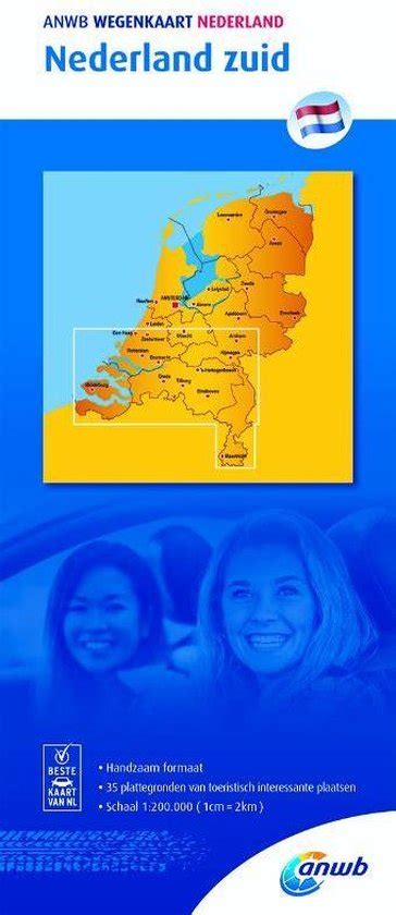 Anwb Wegenkaart Nederland Zuid 1200000