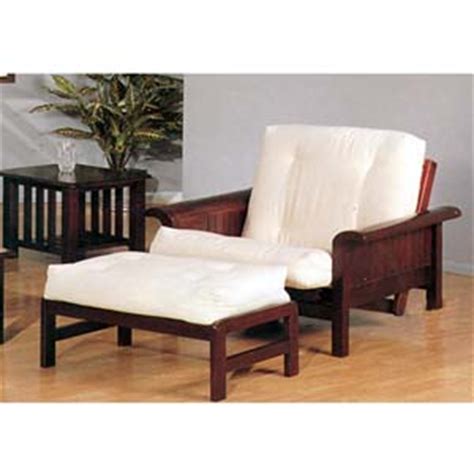 The most common types include. Futons: Sleigh Arm Futon Chair With Ottoman 2521C IEM ...