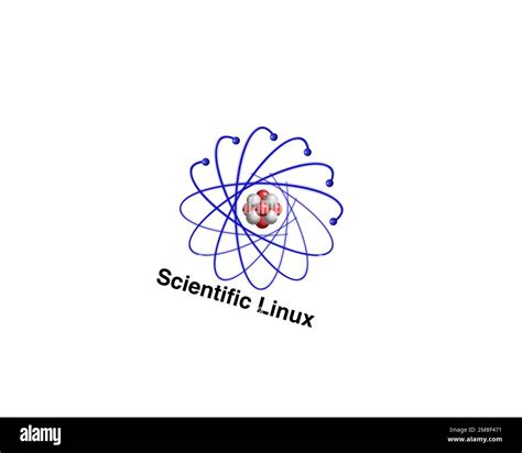 Scientific Linux Rotated Logo White Background B Stock Photo Alamy