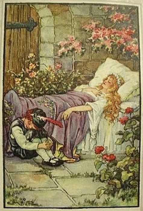 Illustrations Of Sleeping Beauty Fairytale Illustration Sleeping