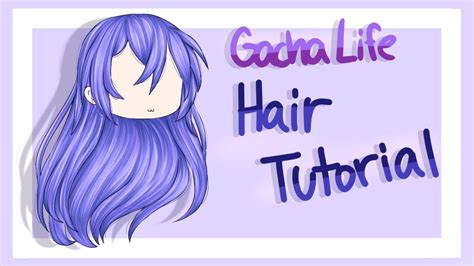 Editing gacha in 10 hours, 10 minutes & 10 seconds! Gacha Life Hair Tutorial // ibisPaint X - YouTube