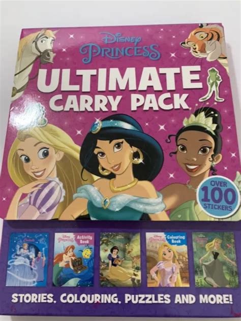 Disney Princess Ultimate Carry Pack Of 5 Book Stickers Travel