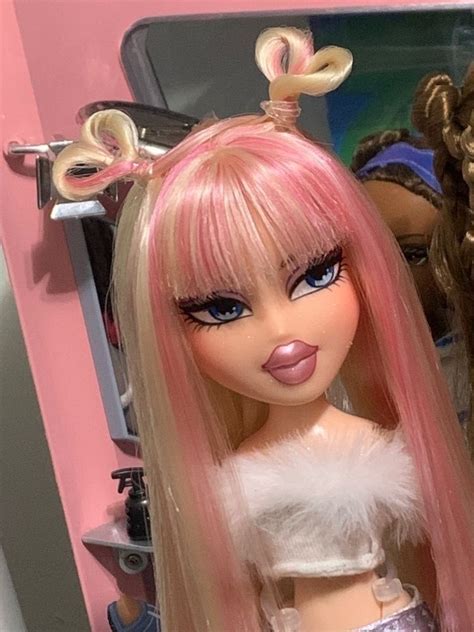 Bratz Doll Girly Aesthetic Girl Pink Hair Style Inspo Dolly Coquette