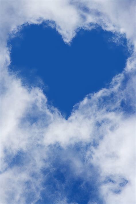 Cloud Heart Themed Photography Heart Sky Clouds Blue Sky Cloud