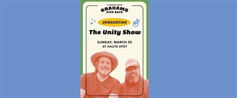 Grahams Give Back The Unity Concert Supported By Kutx Kutx