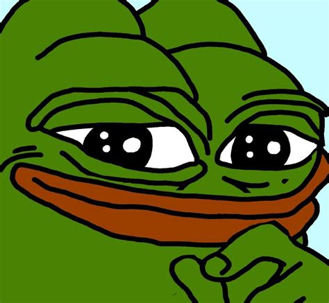 Pepe Flat Smug Frog Know Your Meme