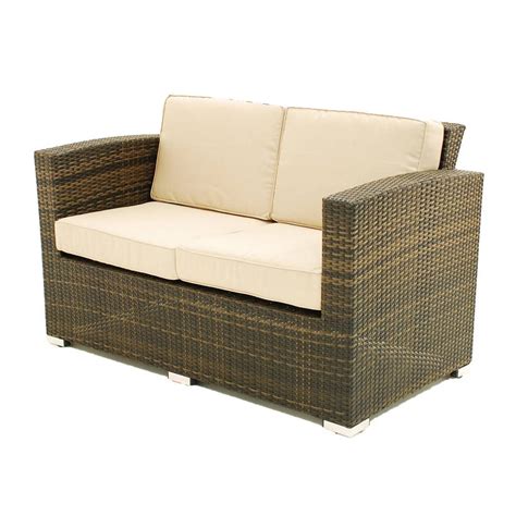 Two Seater Sofa Rattan Garden Set By Out There Exteriors