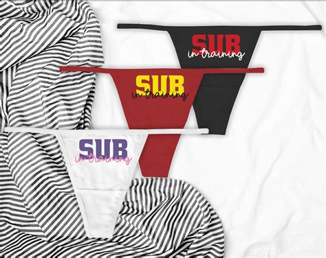 Sub In Training Panties Sexy Slutty Bdsm Collared Submissive Etsy