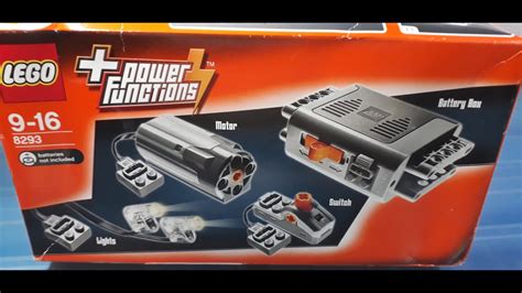 Lego Technic Power Function Set Unboxing Youtube