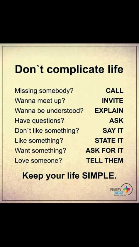 Image Dont Complicate Life Complicated Quotes Life Is Complicated
