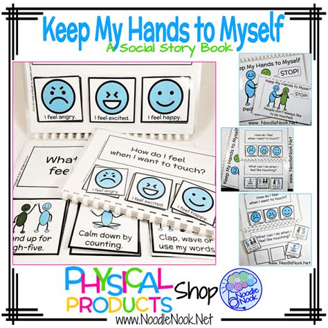 Keep My Hands To Myself A Social Story Book For Sped And Autism Units
