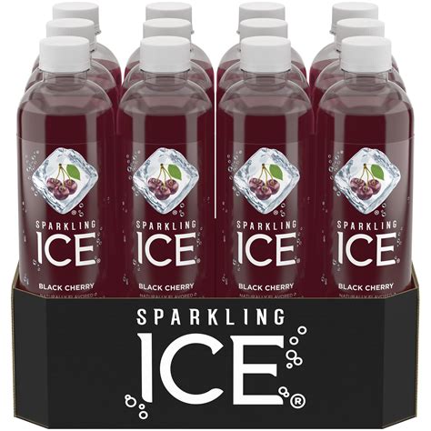 Sparkling Ice Naturally Flavored Sparkling Water Black Cherry 17 Fl