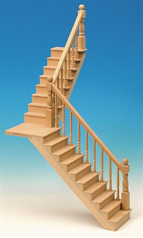 Here's how to add a stair landing in six easy steps: Double staircase railing/landing Mini Mundus MM70120 - SN ...
