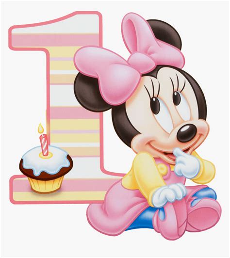 Minnie Mouse 1st Birthday Hd Png Download Kindpng