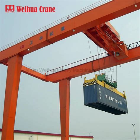 Weihua Rmg 35 Ton Mobile Container Gantry Crane China Rmg 35 Ton