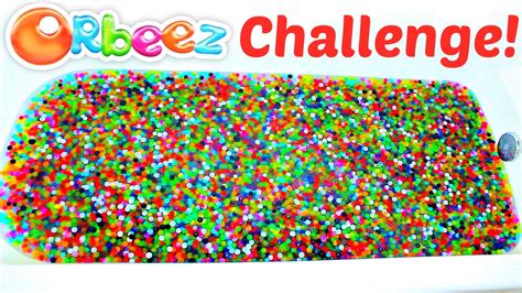 Orbeez Bath Challenge Orbeez Filled Bathtub Youtube