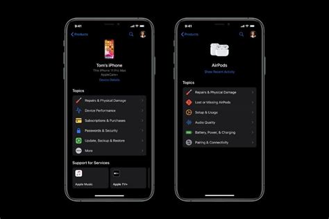 Apple Support App Update Adds Dark Mode And New Interface The Apple Post