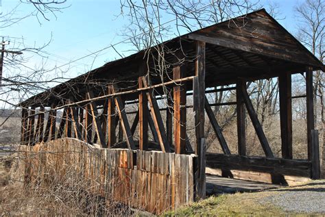 One Of The Covered Bridges Around Bedford Pennsylvania March 2012