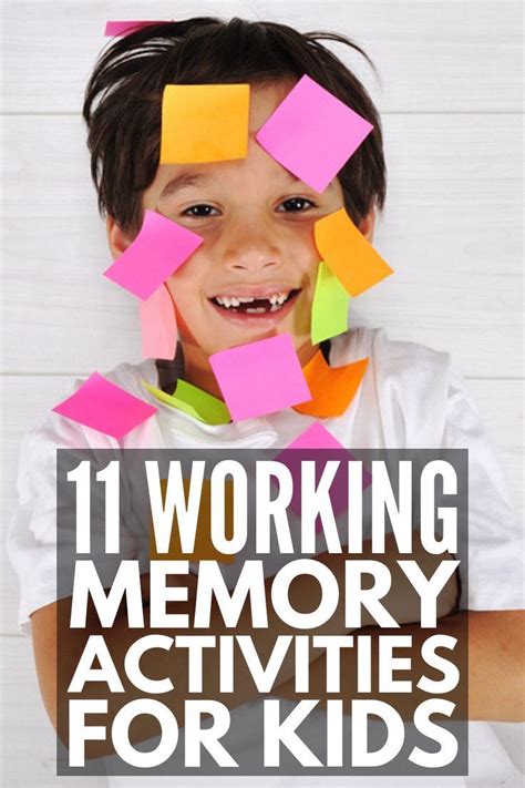 Dont Forget 18 Working Memory Games And Strategies For Kids Working