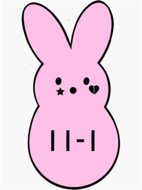 Lil Peep Bunny Sticker For Sale By Rasenjaiden Redbubble