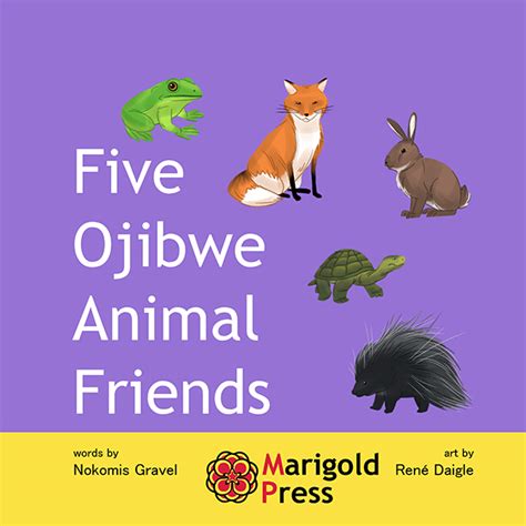 Five Ojibwa Animal Friends Marigold Press Shop