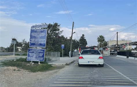 Cyprus Border Crossing Between North And South Cyprus