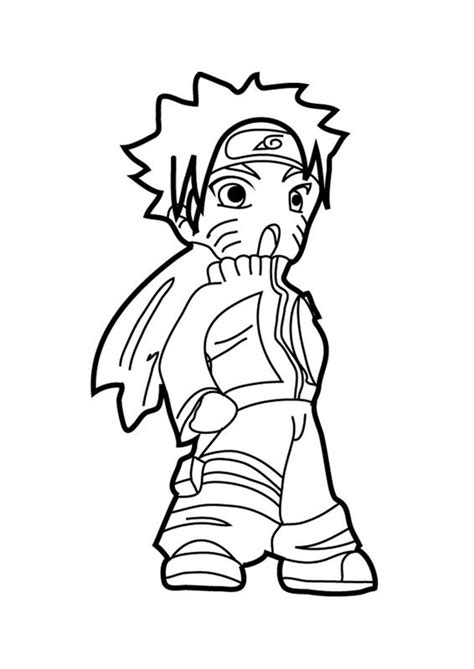 Ausmalbilder Naruto, bild Naruto Chibi