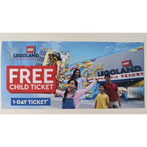 Legoland Ticket Voucher Valid Untill 31122022 Free Child Ticket