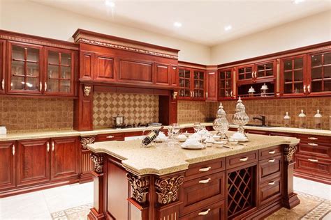 25 Cherry Wood Kitchens Cabinet Designs And Ideas Luxury Kitchen