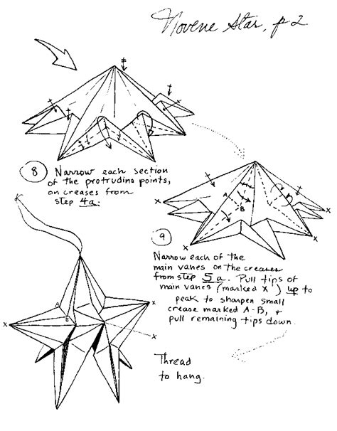Origami Christmas Star Template Food Ideas