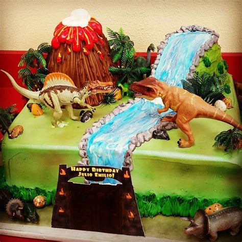 Brayden Bday Jurassic World Cake Dinosaur Birthday Cakes Dino