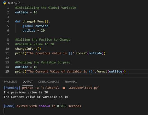 How To Change A Variable Outside Of A Function In Python