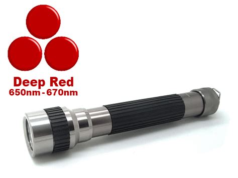 650 Nm 670 Nm Deep Red Led 3 Led Flashlight Battery Type Two Aa